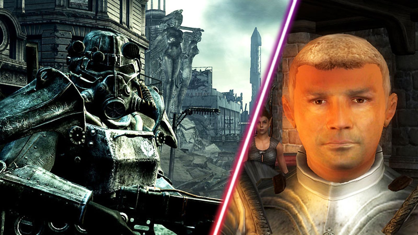 Some characters from Oblivion and Fallout 3.