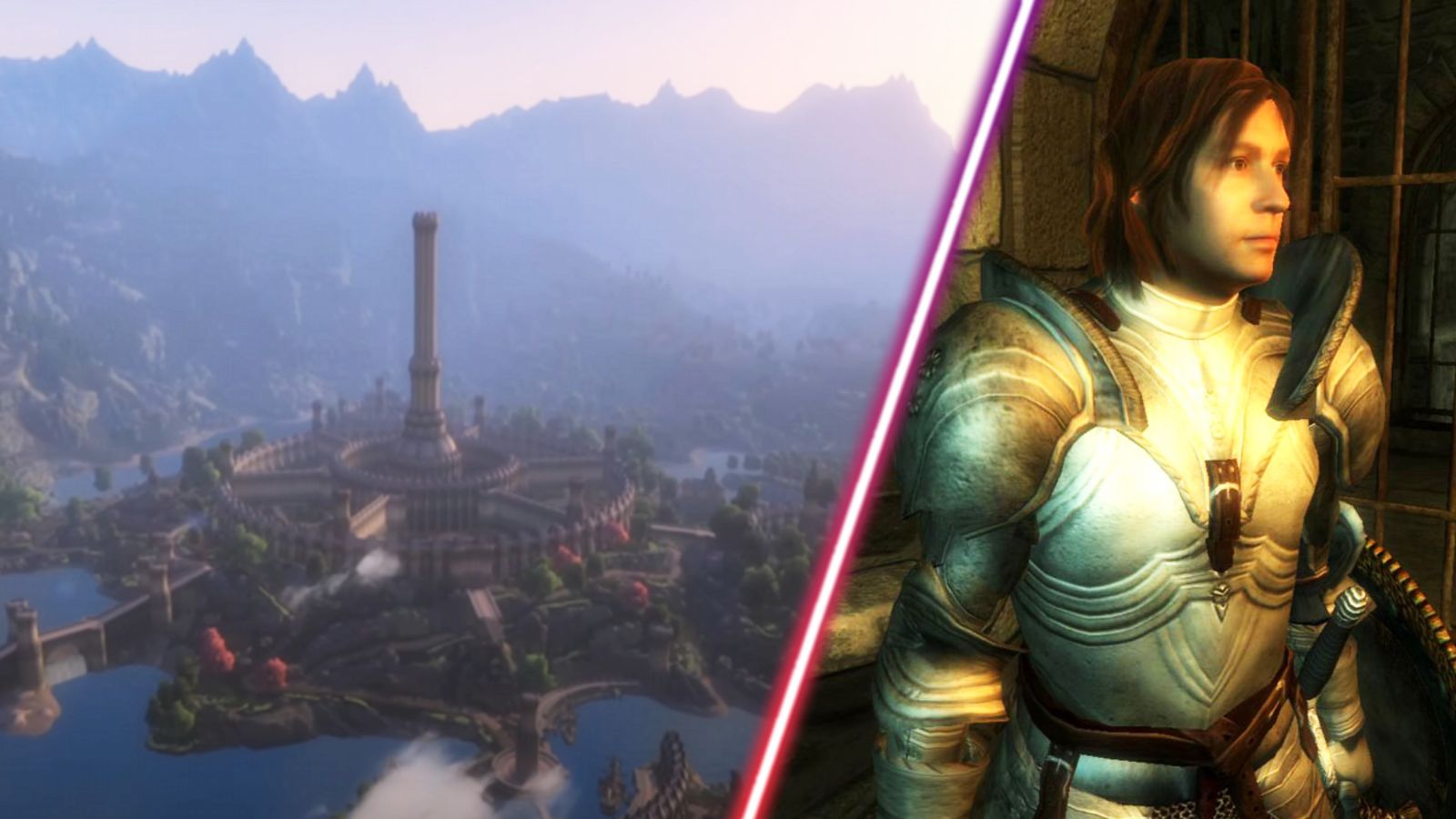 Oblivion's Imperial City in Skyblivion.