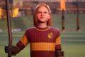 ginny weasley is holding a quidditch stick in Harry Potter Quidditch Champions.